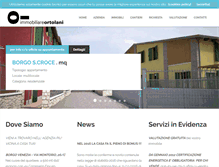 Tablet Screenshot of immobiliareortolani.com